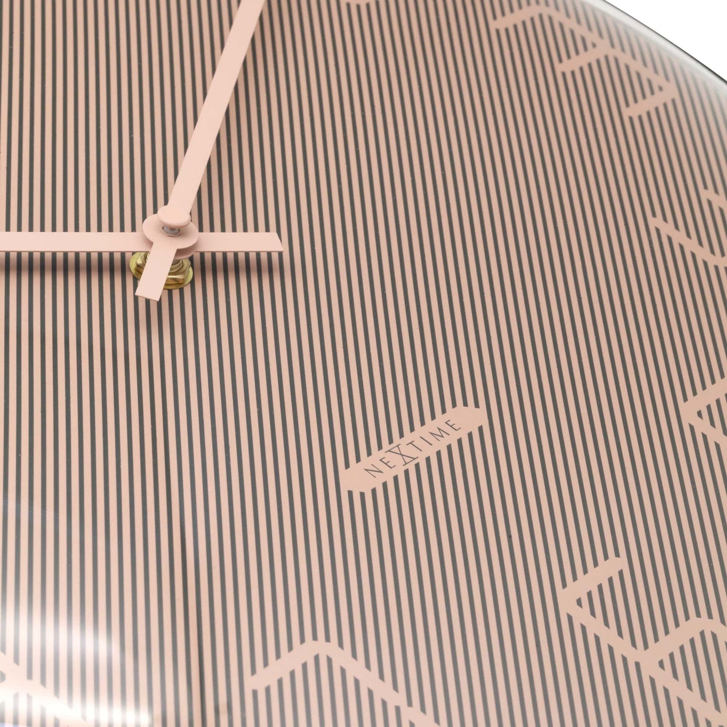 Wall Clock 35cm Domed Glass Lens - Silent - Glass -"Shade"