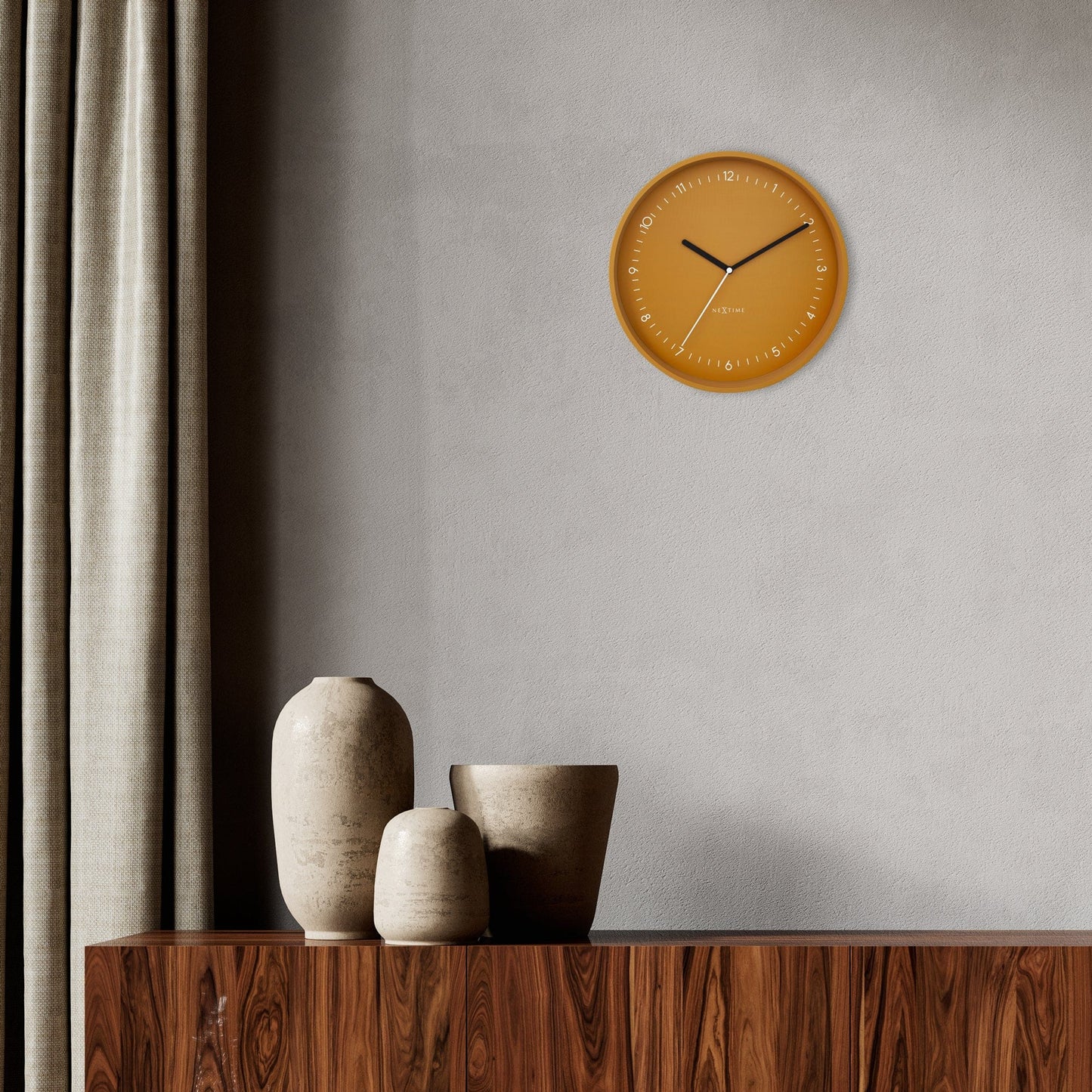 Wall clock 30cm - Silent - Aluminium - "Berlin"