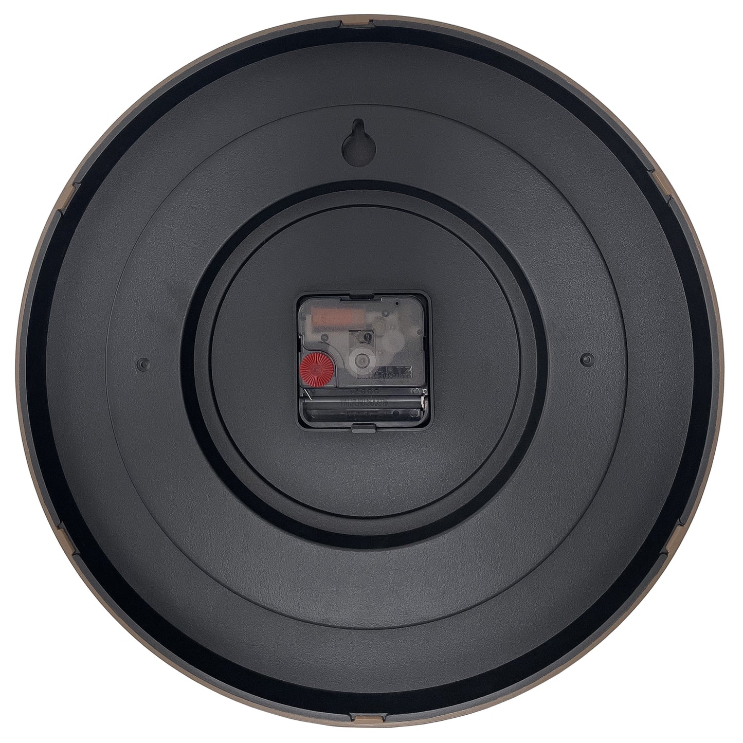 Wall clock 30cm-Silent-Black/White-Plastic-NeXtime 'Dickens'