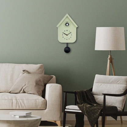 NeXtime Twitter wall clock with pendulum, 21.5x41.5x8.5cm, modern design featuring cuckoo bird and decorative details