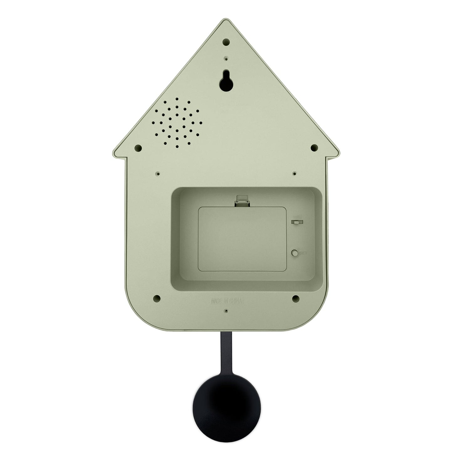 Wall clock 21.5x41.5x8.5cm - Pendulum - Cuckoo -NeXtime 'Twitter'