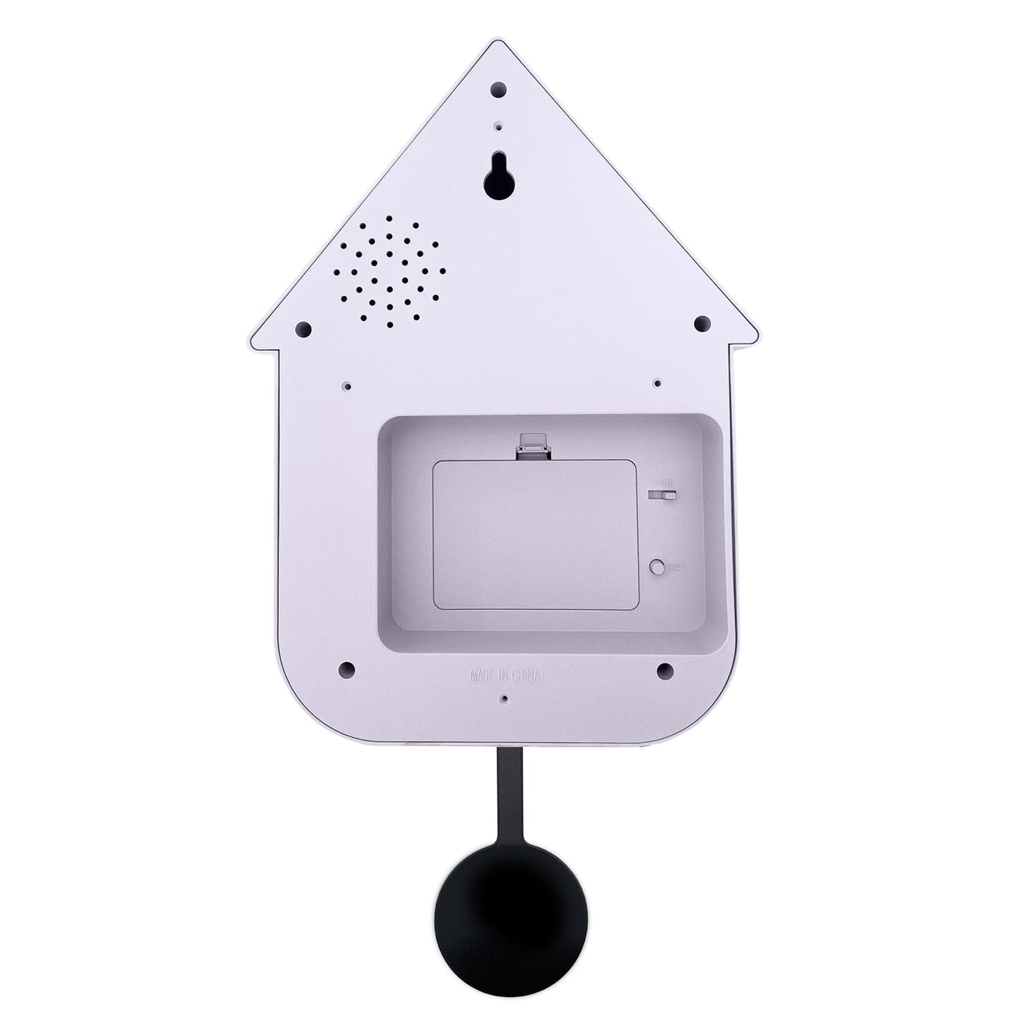 Wall clock 21.5x41.5x8.5cm - Pendulum - Cuckoo -NeXtime 'Twitter'