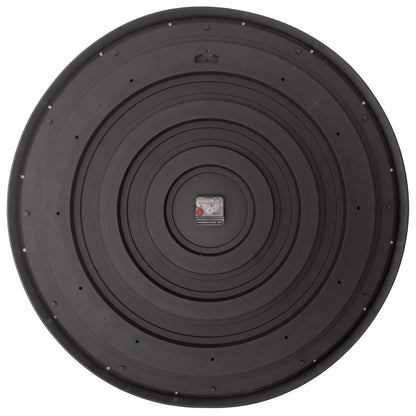 Large black and white plastic wall clock, 77cm diameter, NeXtime Galaxy Large model with modern design.