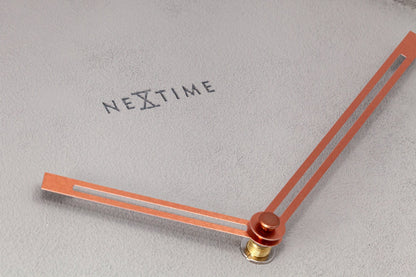 Concrete wall clock with 32cm diameter, sleek design from NeXtime Clocks' Mohawk Wall series.
