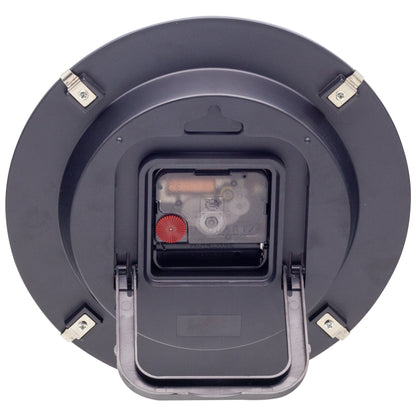 NeXtime Duomo Mini wall or table clock with 20cm diameter, domed glass lens, silent movement, and glass construction.