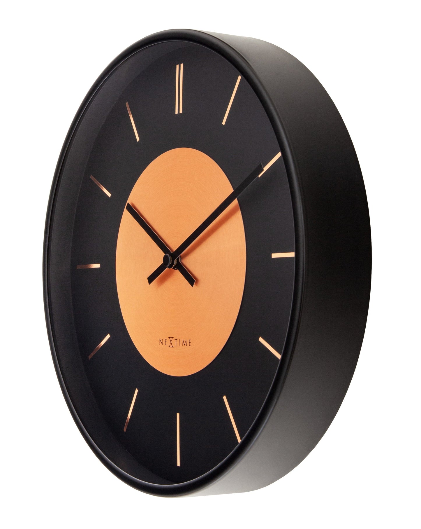 Wall Clock 25cm-Silent-Metal-NeXtime 'Retro II'