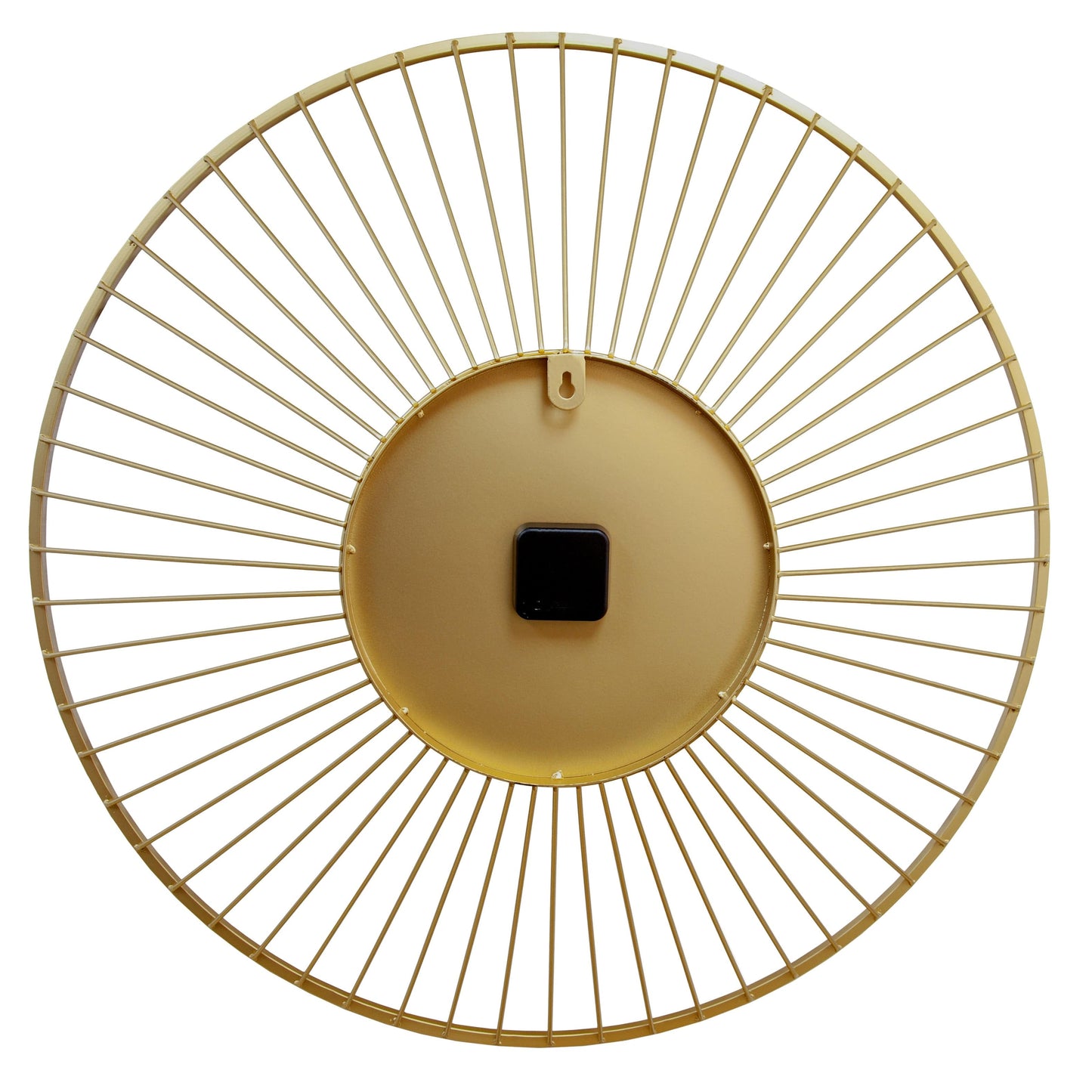 Wall clock 80cmØ - Metal - Gold - NeXtime 'Vasco Round'