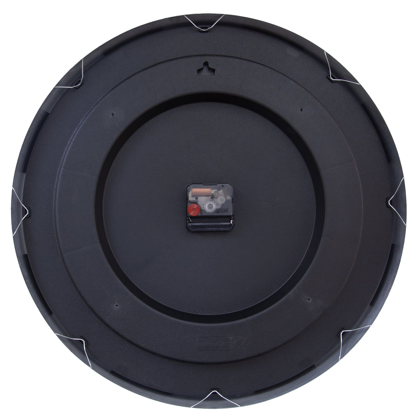 Large Wall Clock 48cm-Silent-Aluminium-NeXtime 'Marble Duo'