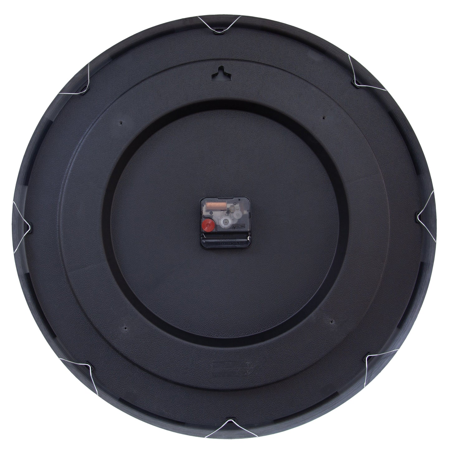 Large Wall Clock 48cm-Silent-Aluminium-NeXtime 'Marble Duo'