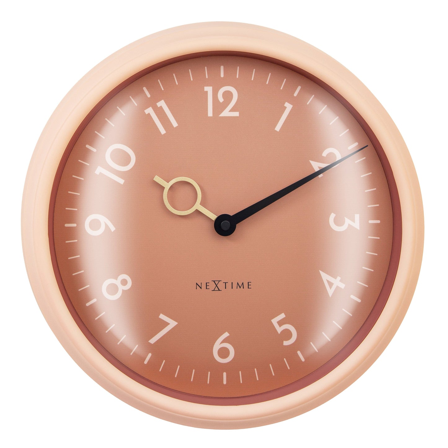 Wall Clock 30.5cm-Silent-ABS-NeXtime 'Golden Hour Wall'