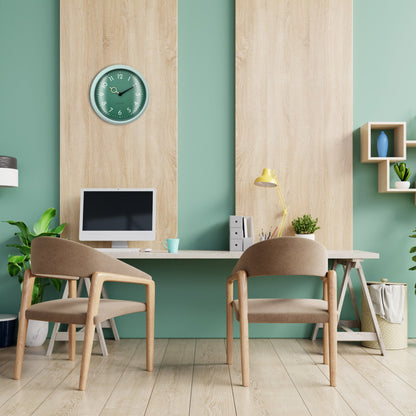 Wall Clock 30.5cm-Silent-ABS-NeXtime 'Golden Hour Wall'