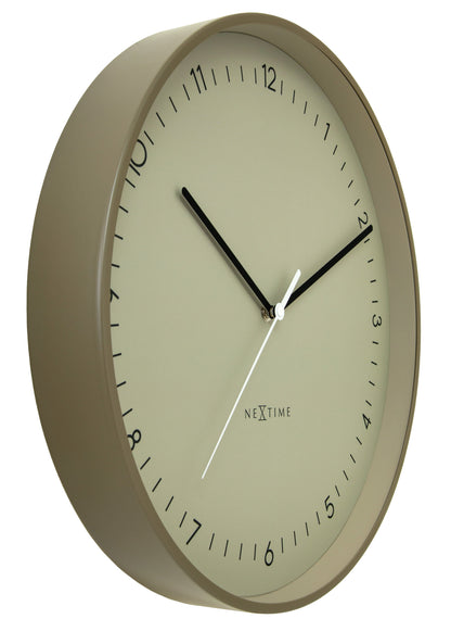 Wall clock 40cm-Silent-Metal-NeXtime 'Berlin L'