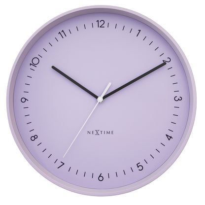 Wall clock 40cm-Silent-Metal-NeXtime 'Berlin L'