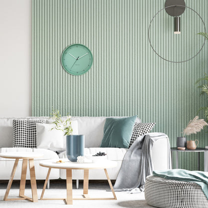 Wall clock 40cm-Silent-Metal-NeXtime 'Berlin L'