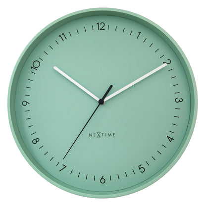 Wall clock 40cm-Silent-Metal-NeXtime 'Berlin L'