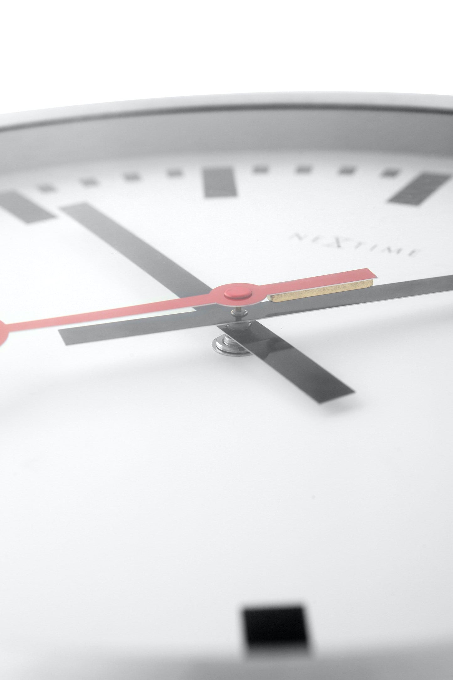 Wall clock/Table clock  - Aluminum  - 'Station Stripe'