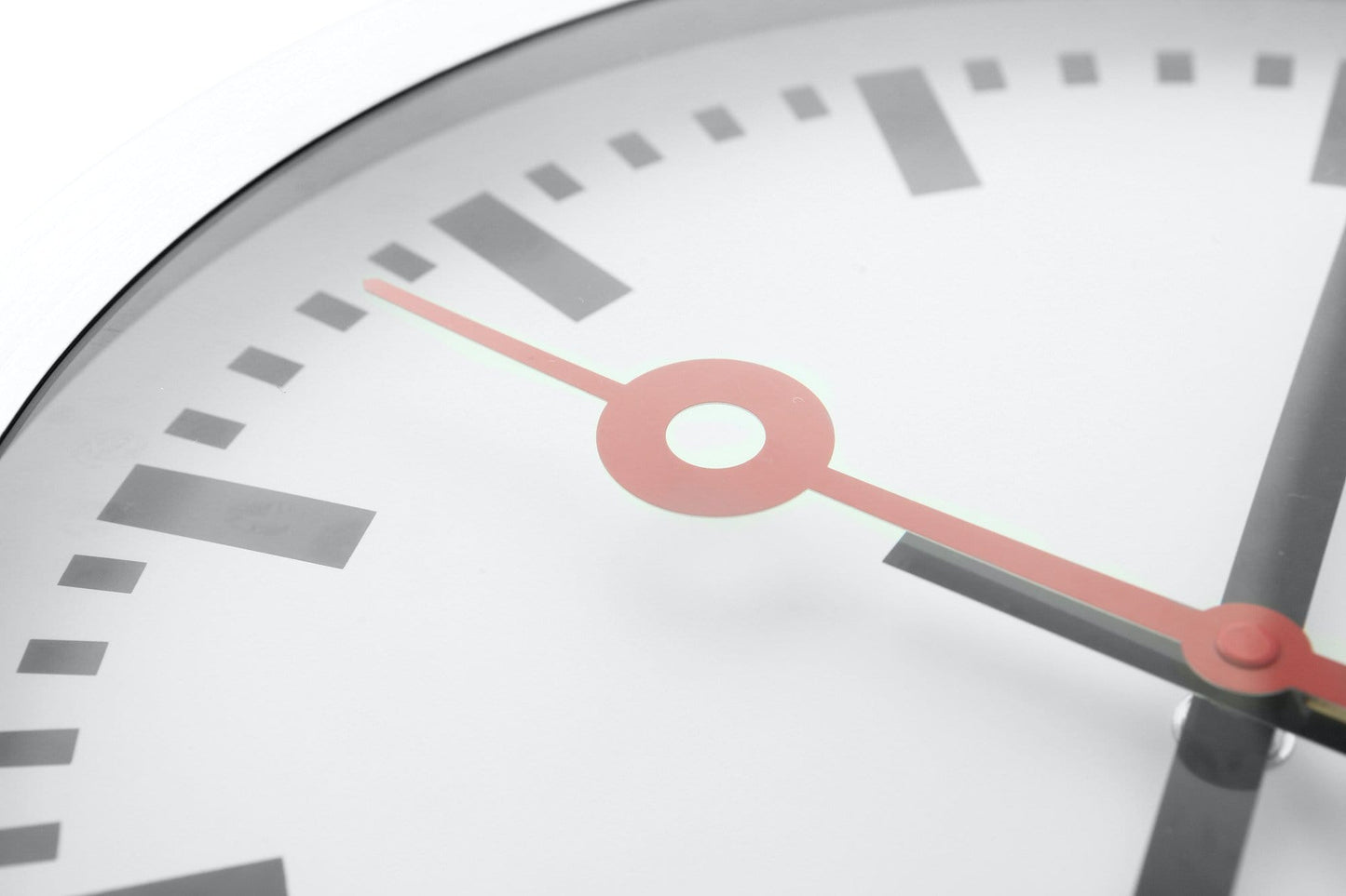 Wall clock/Table clock  - Aluminum  - 'Station Stripe'