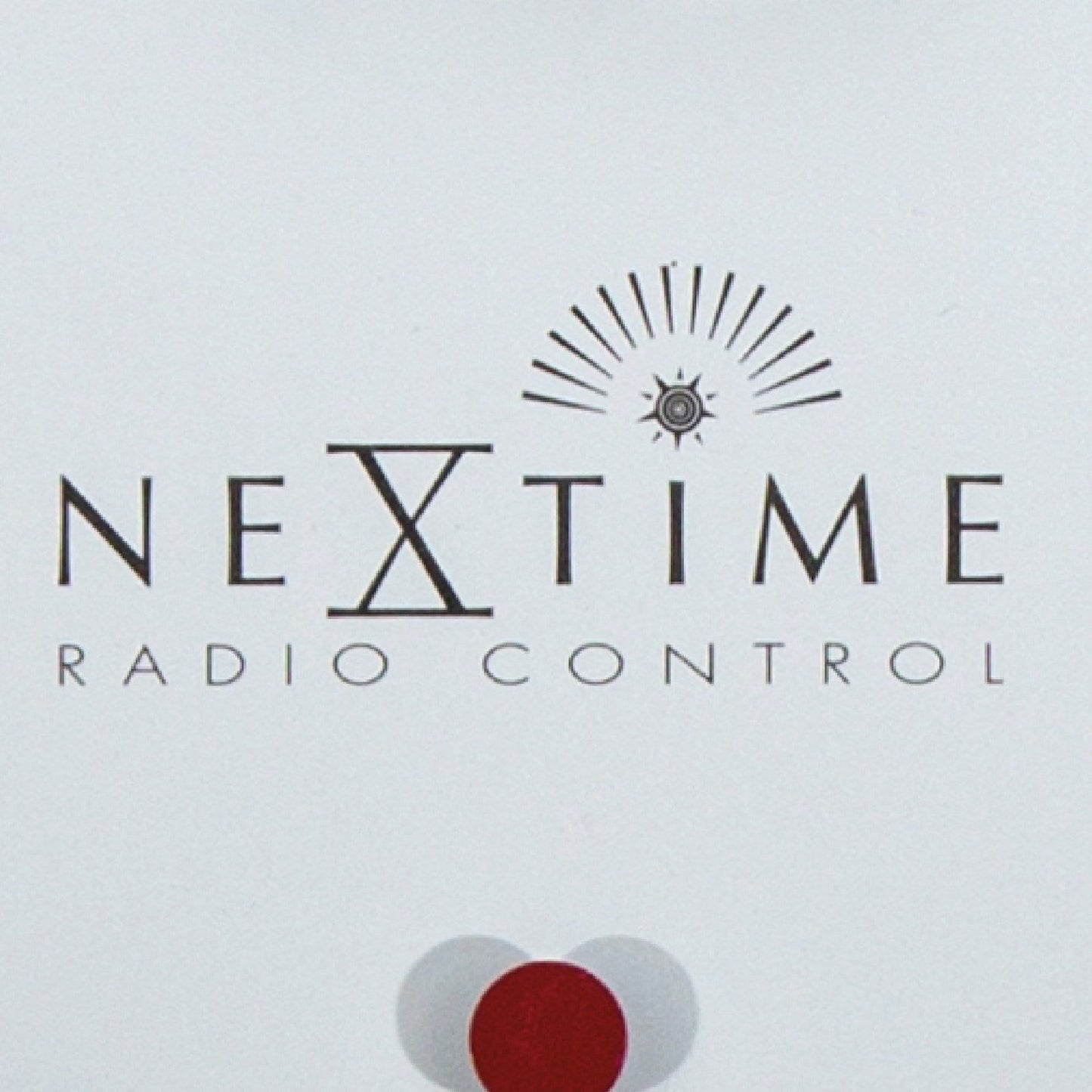 Wall clock -  35 cm  - Aluminum - 'Station Radio Controlled (DCF) Numbers'