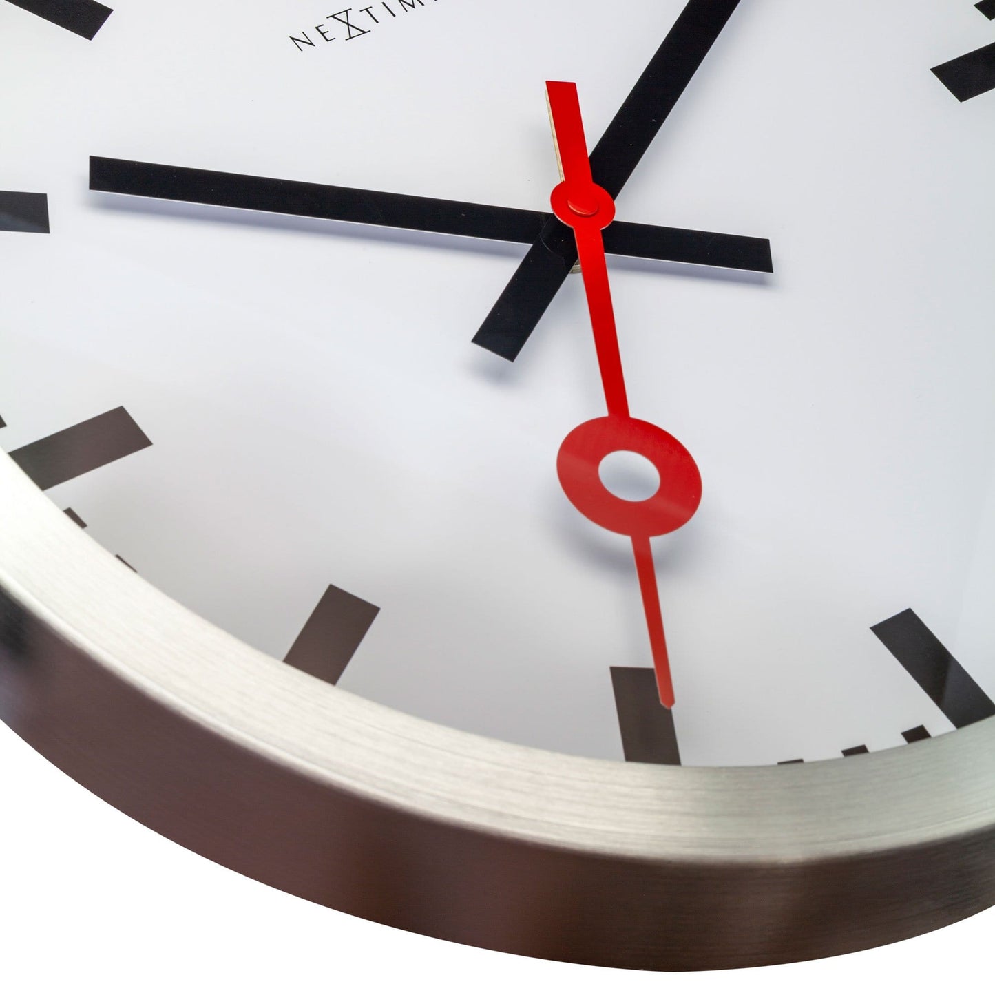 Wall clock/Table clock  - Aluminum  - 'Station Stripe'