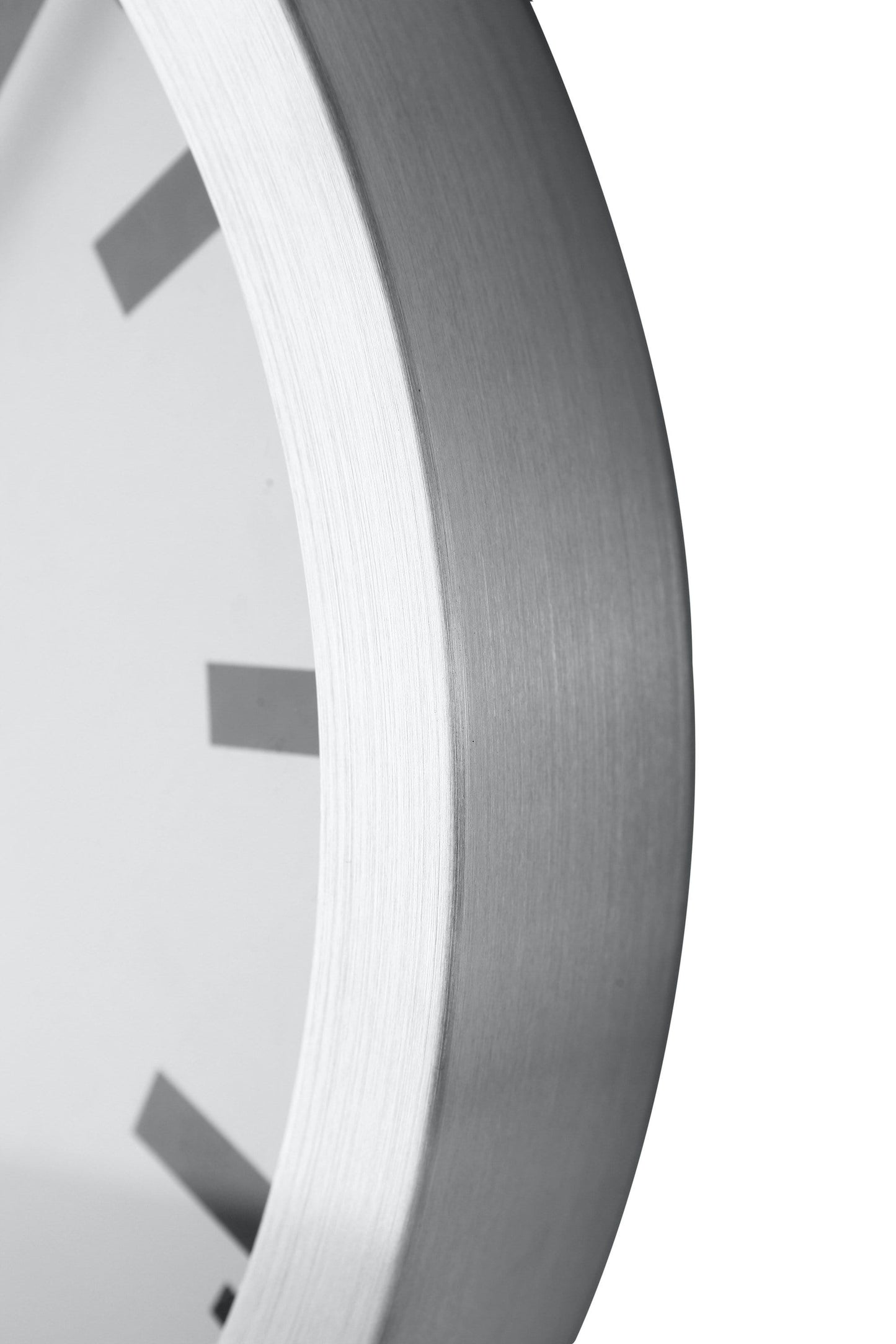 Wall clock/Table clock  - Aluminum  - 'Station Stripe'