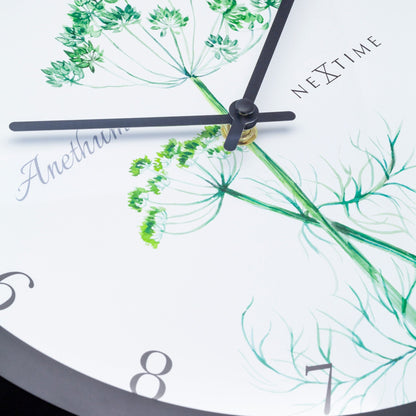 Weatherproof outdoor garden clock by NeXtime Clocks, 30.5 cm diameter, featuring a stylish Anethium design and durable outdoor construction.