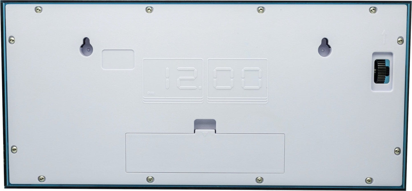 Table clock -  36 cm - Acrylic - Flip Clock-  'Big Flip Clear'