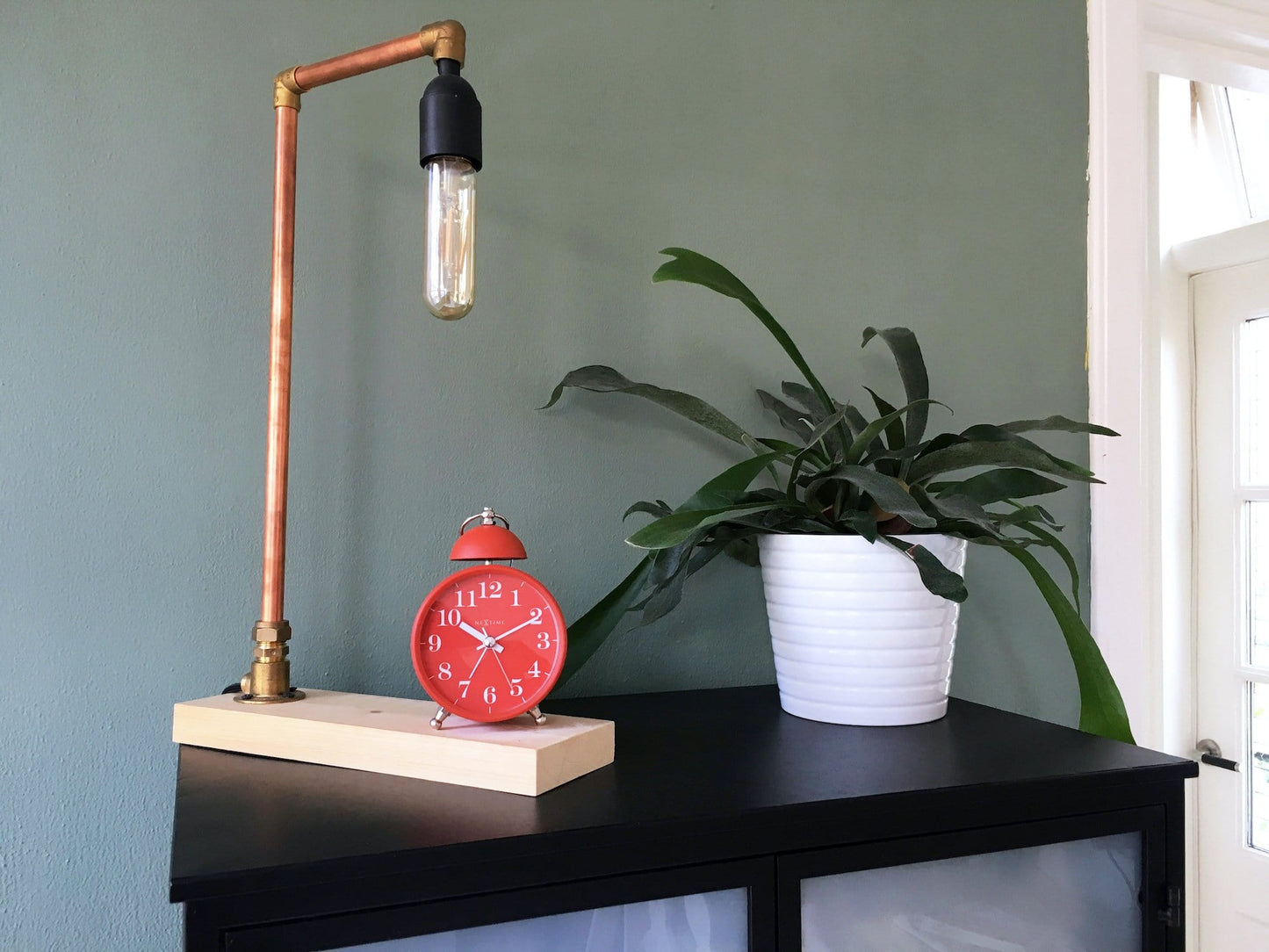 Alarm clock -  16 cm - Metal - Loud Alarm- 'Single Bell'