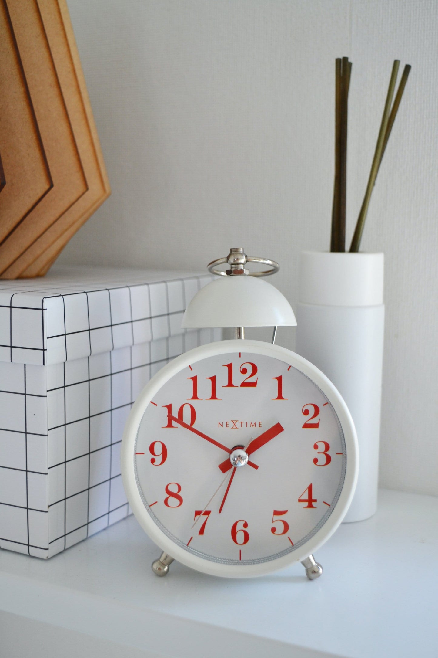 Alarm clock -  16 cm - Metal - Loud Alarm- 'Single Bell'
