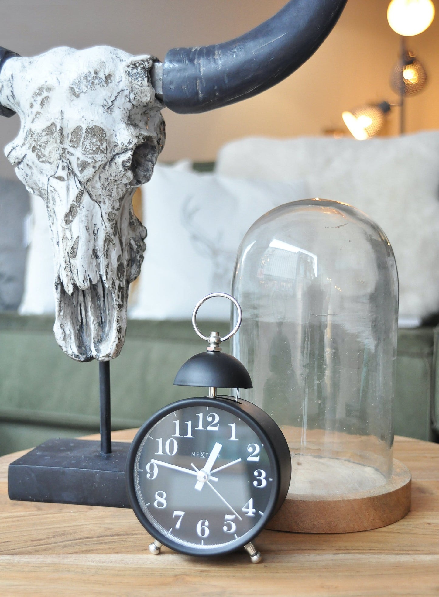 Alarm clock -  16 cm - Metal - Loud Alarm- 'Single Bell'