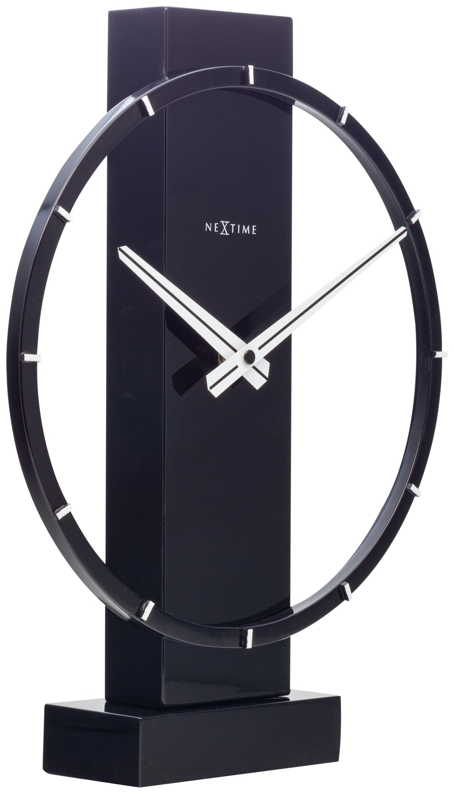 Table / Wall clock - 34 x 27 cm - Wood/Steel - 'Carl Small'