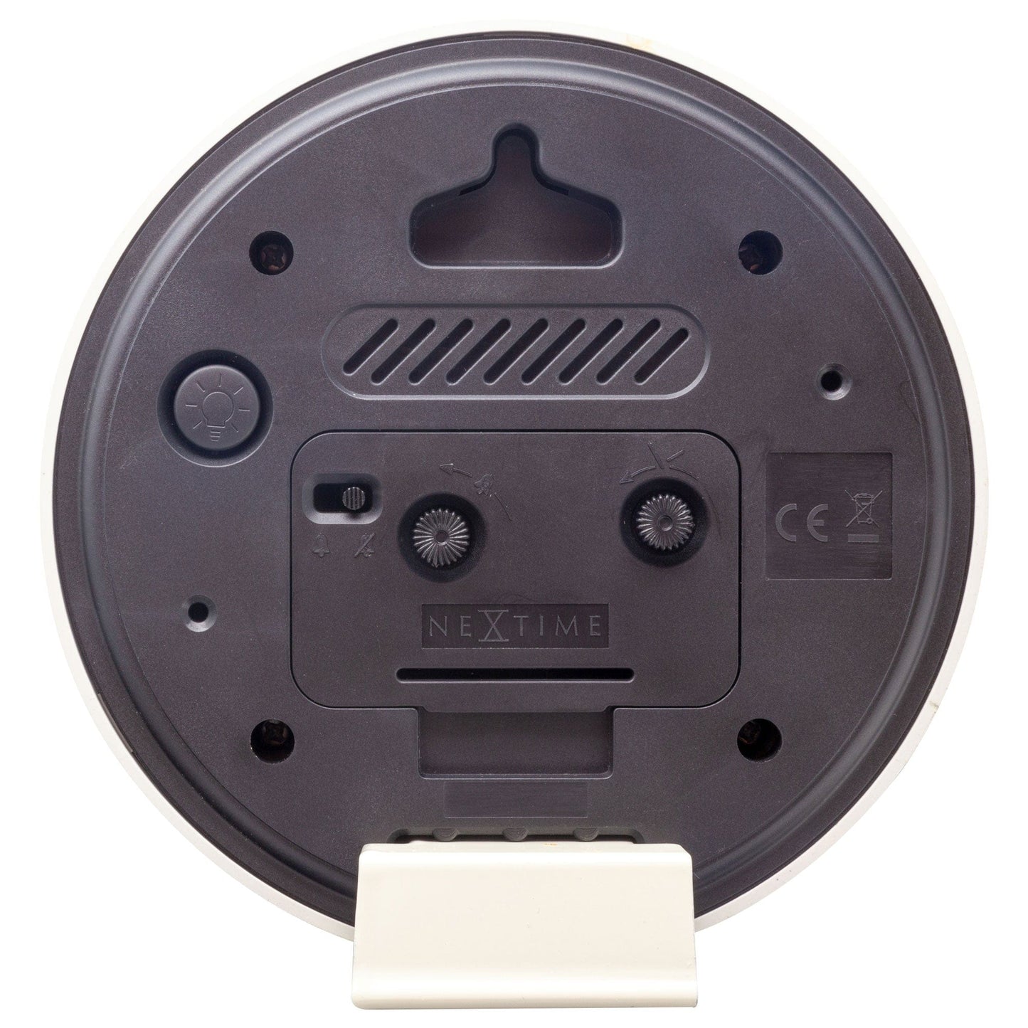 Table Alarm Clock 12.5x13x5.5cm - Silent - Light function / colour - Plastic "Sophia Small"