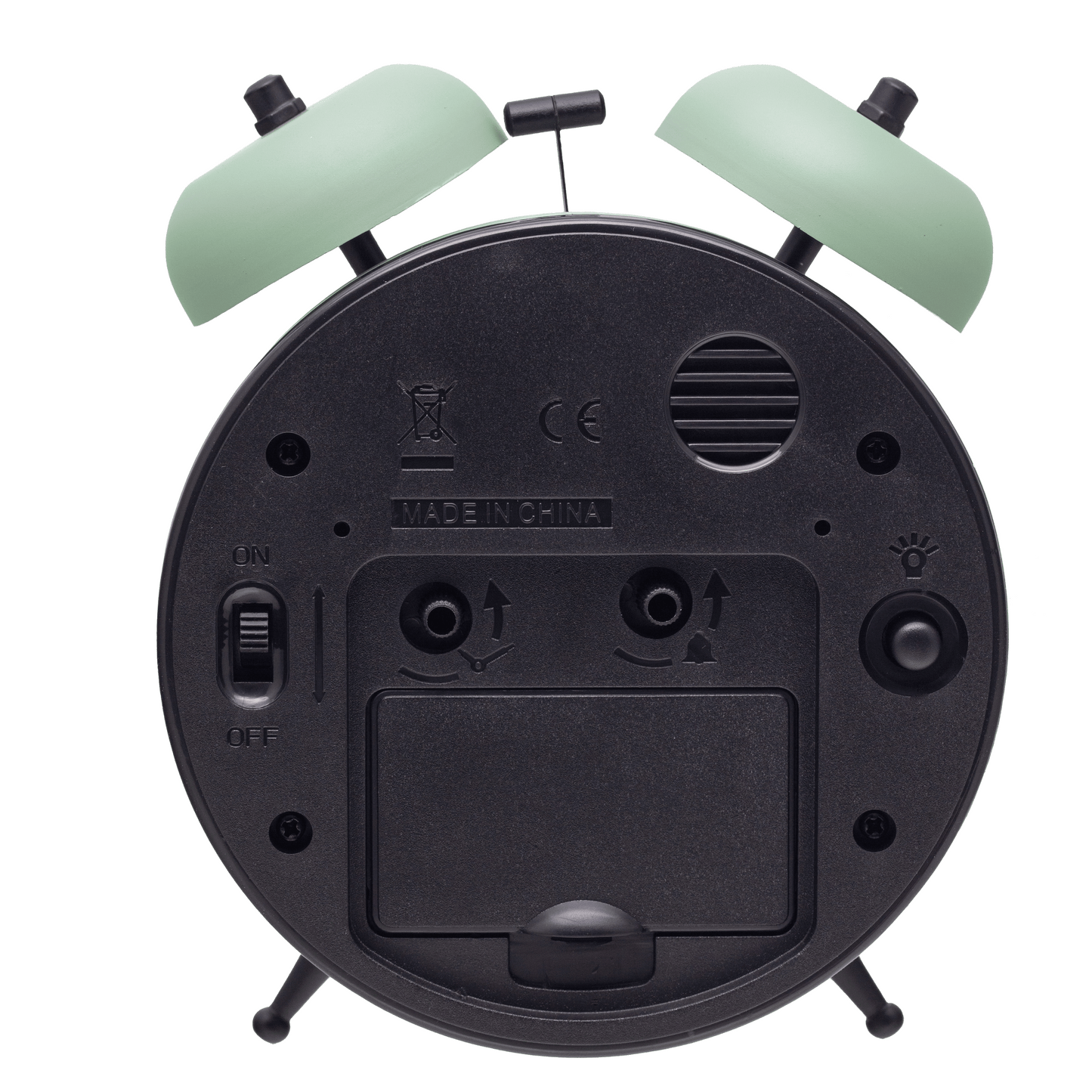 Table Alarm Clock 12 x 14 x 6cm-Metal-NeXtime "Golden Hour"