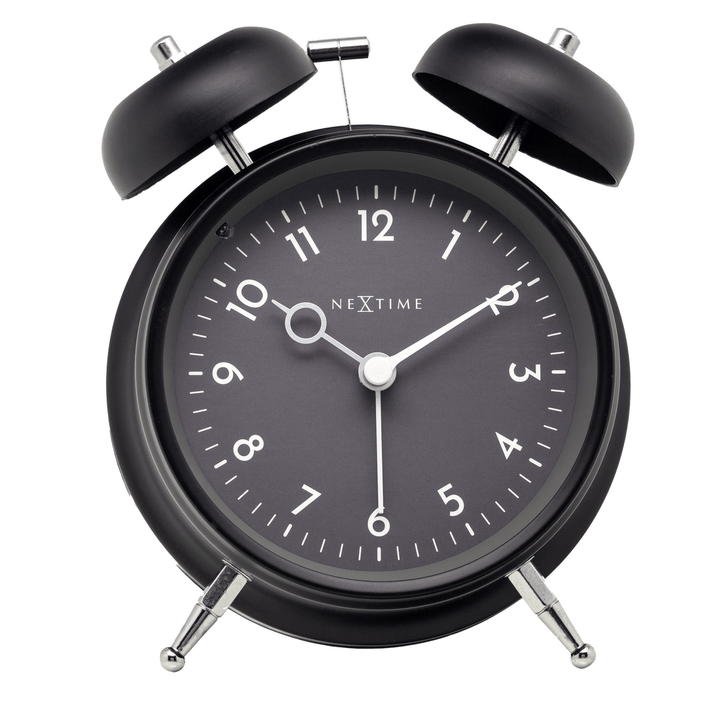 Table Alarm Clock 12 x 14 x 6cm-Metal-NeXtime "Golden Hour"