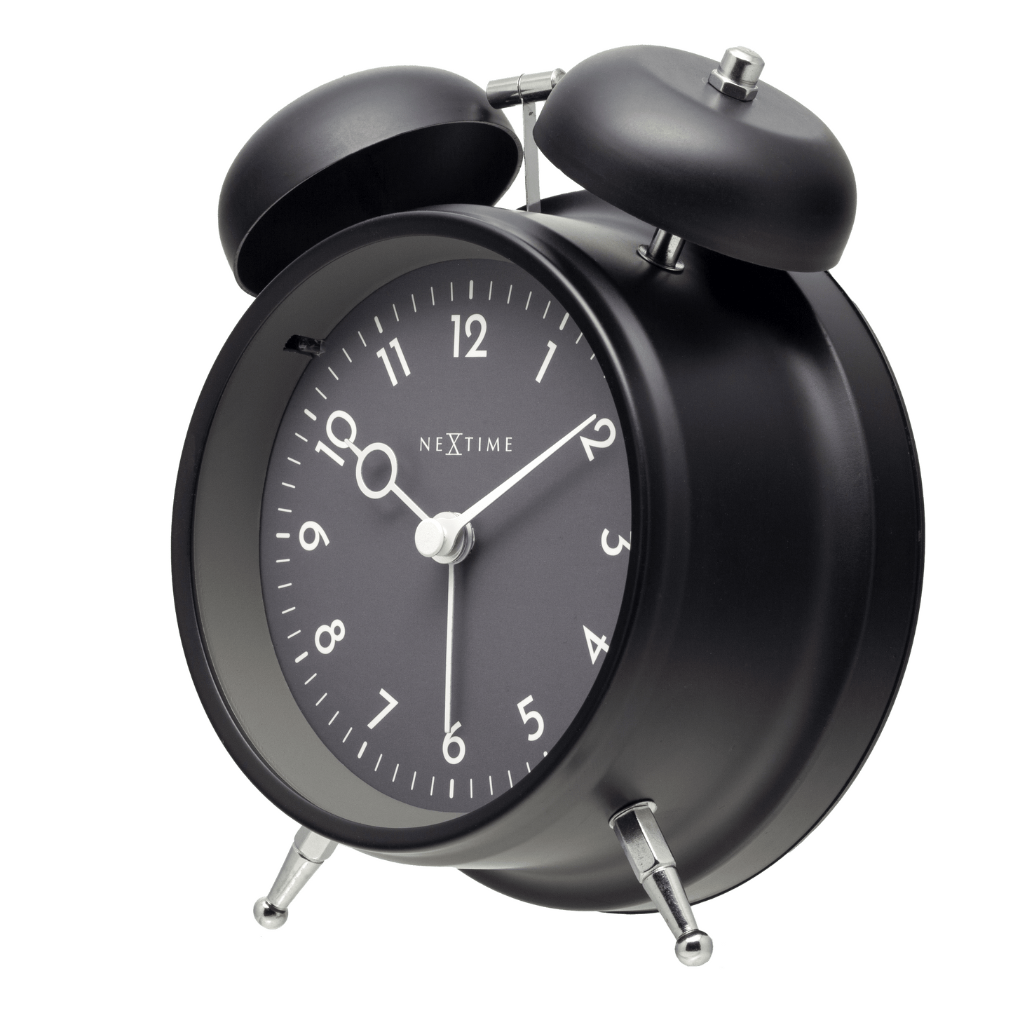 Table Alarm Clock 12 x 14 x 6cm-Metal-NeXtime "Golden Hour"