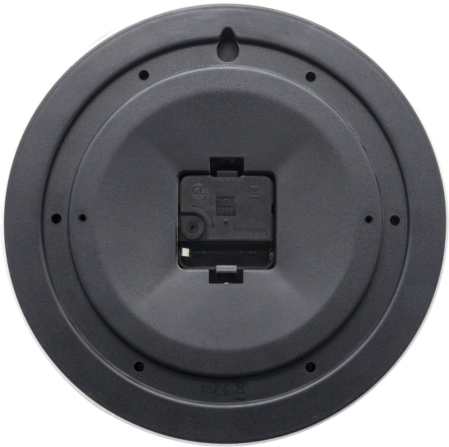 Wall clock - 25,5 cm  - Plastic -  'Robust'