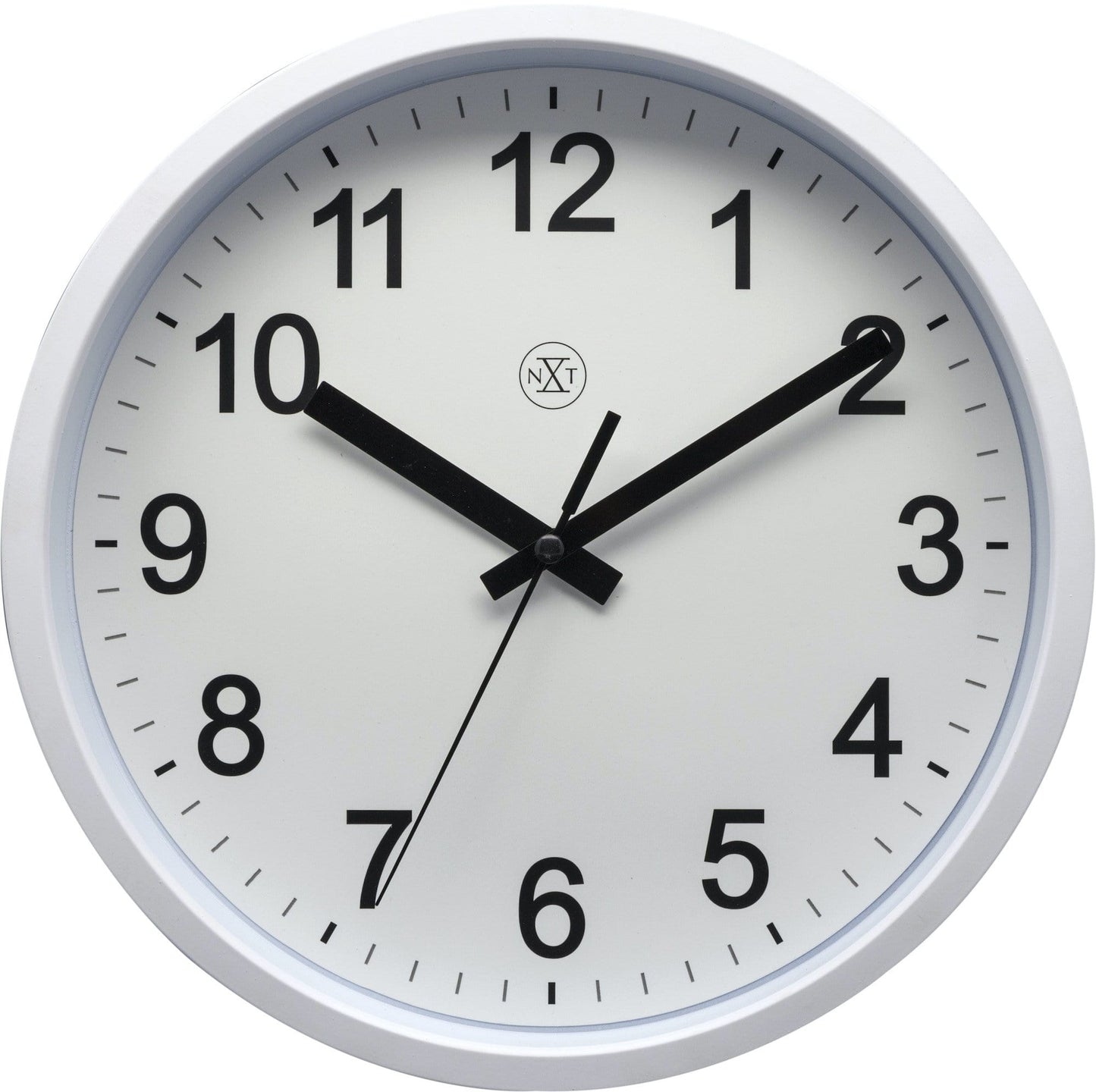Wall clock - 25,5 cm  - Plastic -  'Robust'