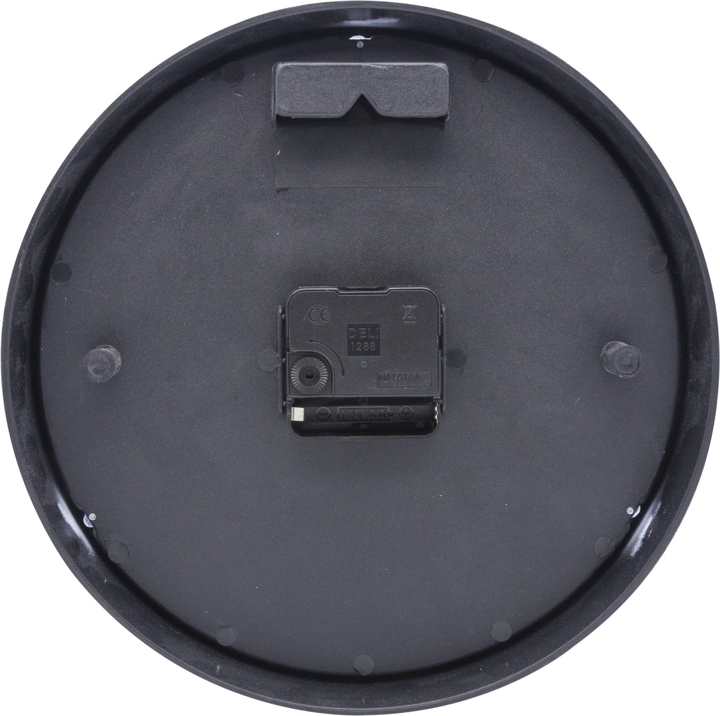 Wall clock - 26cm  - Plastic - 'Peter'