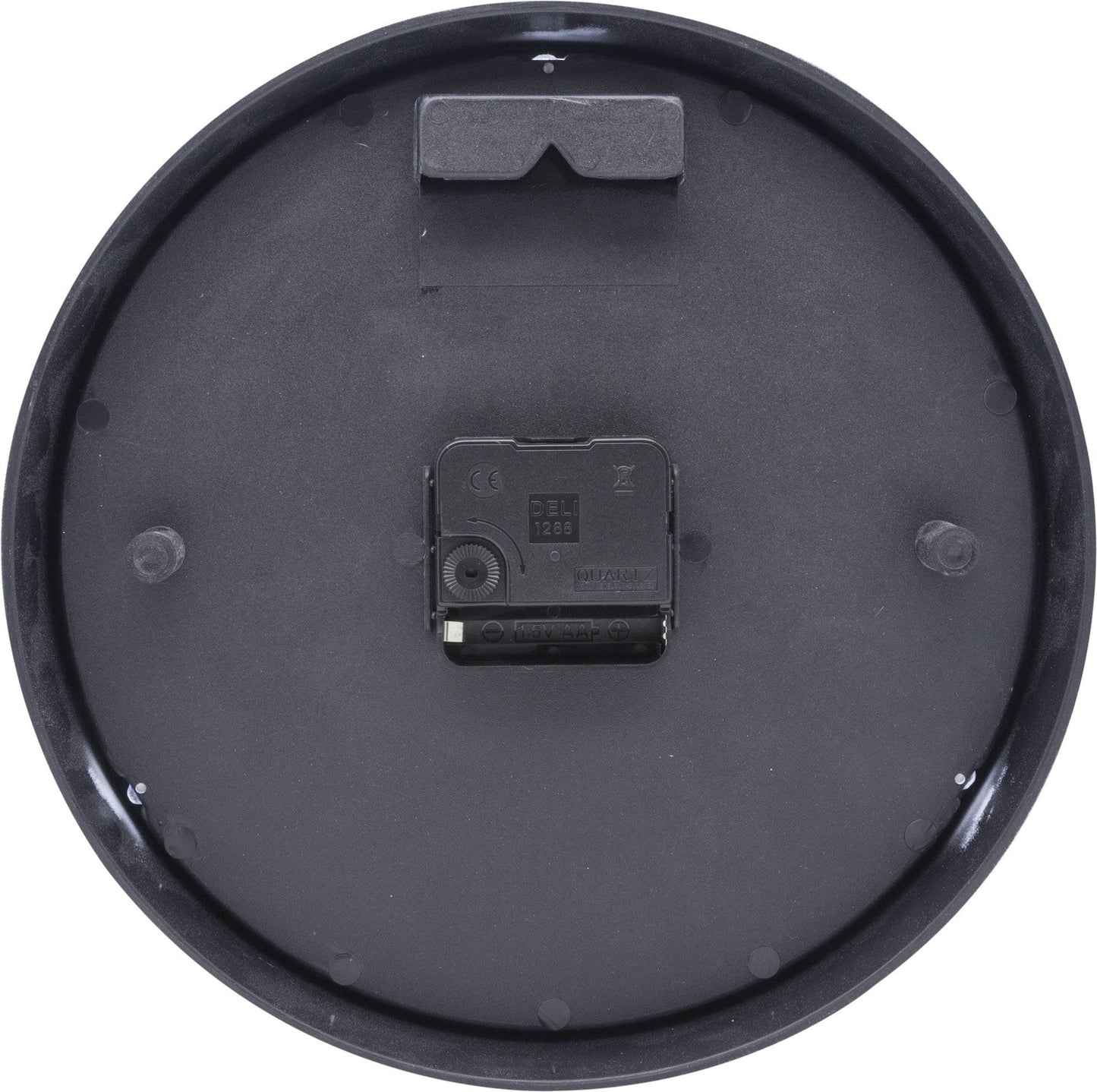 Wall clock - 26cm  - Plastic - 'Peter'