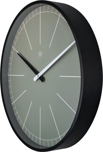 Wall clock -  40 cm - Plastic - 'Gray'