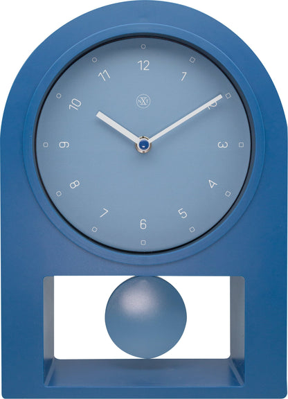 NeXtime Clocks Swing Table clock, 30x20 cm plastic table clock with a modern design, front view showing the clock face.