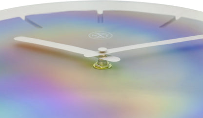 NeXtime Clocks wall clock, 29.5 cm plastic design with a 'Sweet' motif, showing detailed close-up of the clock face and hands.