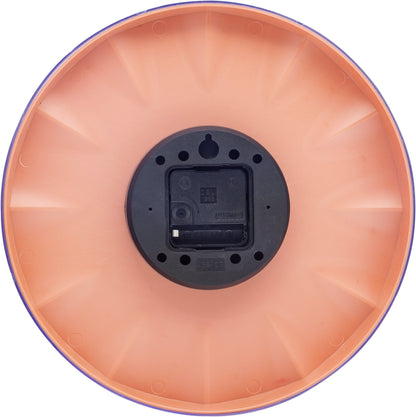 NeXtime Clocks wall clock in plastic, 29.5 cm diameter with a "Sweet" design, shown from the back view.