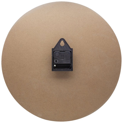 NeXtime Clocks wooden wall clock named Paul, 40 cm diameter, featuring a classic design with a natural wood finish.