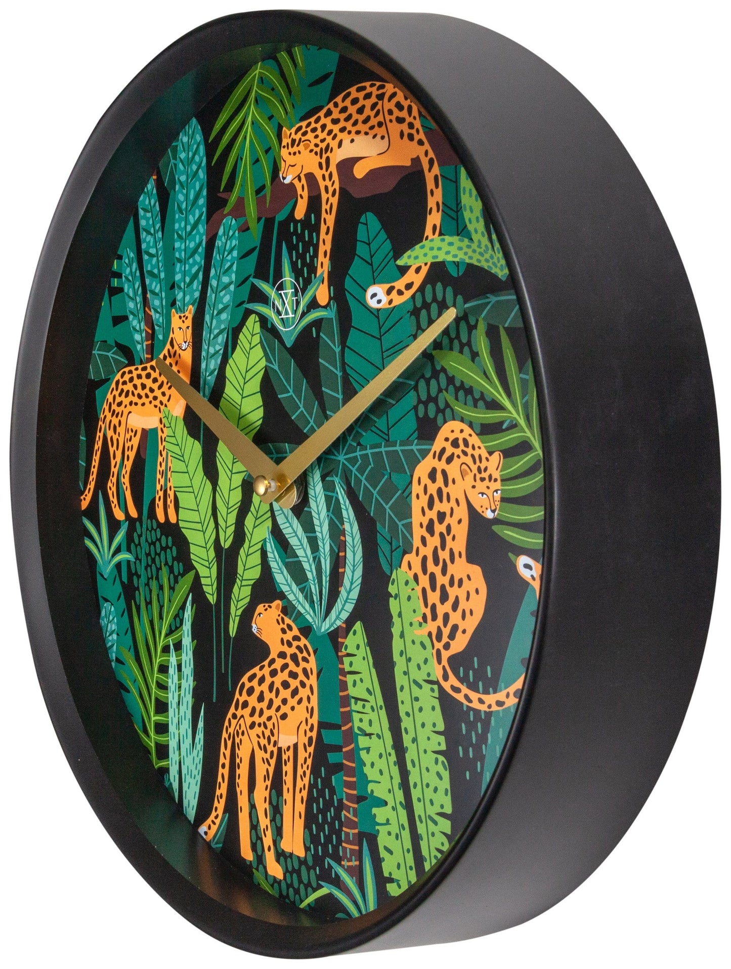 Wall clock -  30 cm - Plastic - 'Urban Jungle'