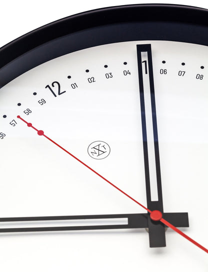 Wall clock -  30 cm - Plastic - 'Sweden'