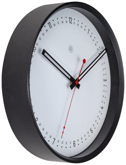 Wall clock -  30 cm - Plastic - 'Sweden'
