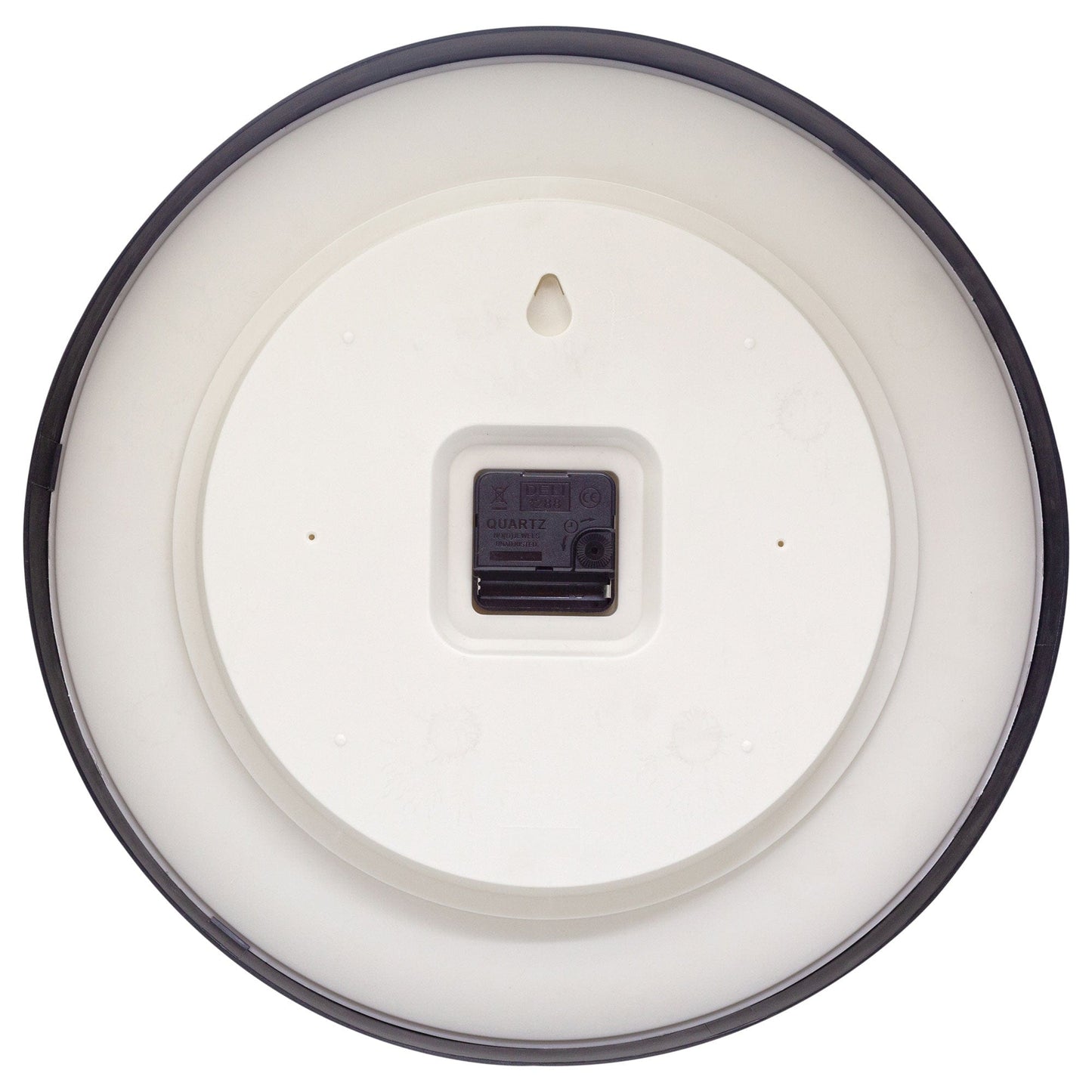 Wall clock 25.5cm - Silent - Plastic - "Newcastle"