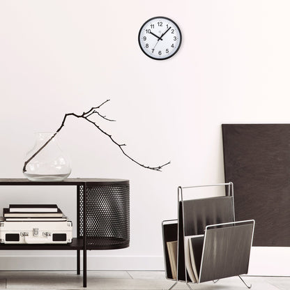 NeXtime Robust wall clock, 25.5cm, silent operation, plastic frame, modern interior design accessory