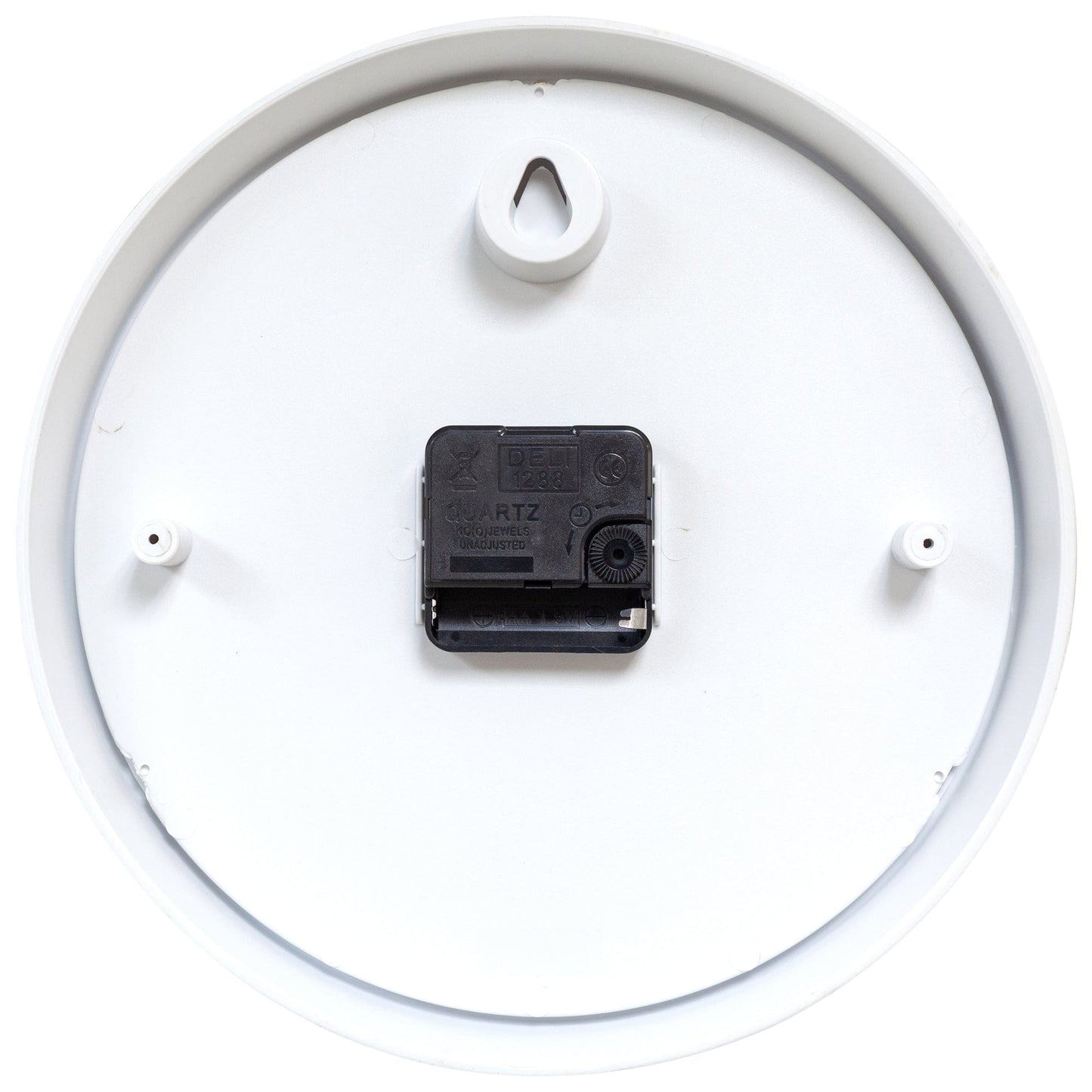 Wall clock 26cm - Silent - Plastic -"Peter"