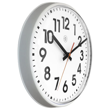 Wall clock 26cm - Silent - Plastic -"Peter"